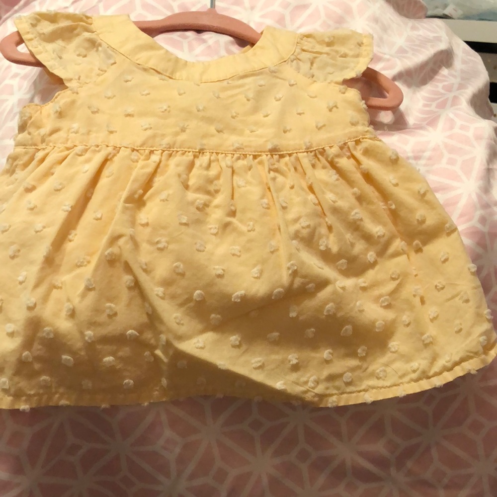 Yellow/gold dress with bloomers